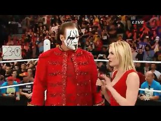 Renee Young interviews Sting (30-3-15)