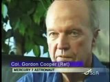 Apollo astronaut Gordon Cooper witnessing the landing of UFO and Aliens
