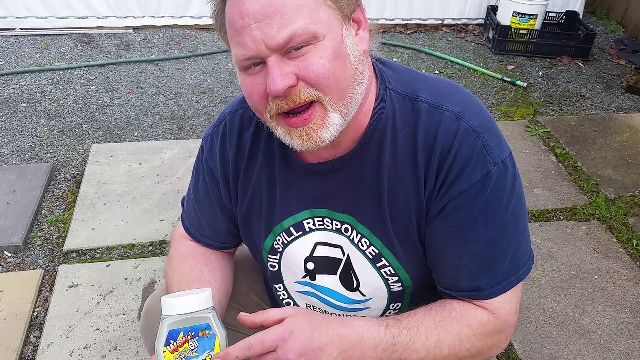 Clean up oil on driveways Oil Spill Response Team