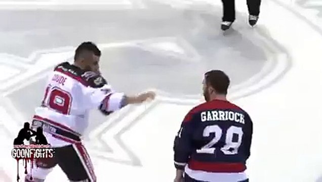 Dylan Garrioch Vs Guillaume Coude LNAH October 24th RIver Kings Vs Eperviers - YouTube