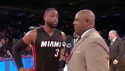 Gabrielle Union Videobombs Dwyane Wade Postgame - YouTube