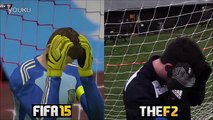 How F2 Have been recreating goals scored on FIFA in real life!!!