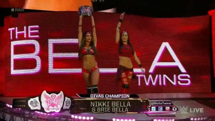 Natalya And The Bella Twins Vs AJ Lee Paige And Naomi