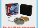 Opteka HDA 3 Piece (UV PL FL) Filter Kit for Panasonic Lumix DMC-LX3 Digital Camera