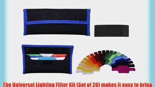 Plus Dig Photographic Design Gels Universal Lighting Filter Kit For Canon 600EX-RT 580EX II