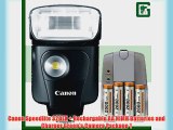 Canon Speedlite 320EX   Rechargable AA NiMH Batteries and Charger Green's Camera Package 1