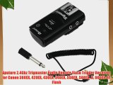 Aputure 2.4Ghz Trigmaster Radio Remote Flash Trigger Receiver for Canon 380EX 420EX 430EX 540EX