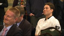 Joey Essex yawns at Nick Clegg speech