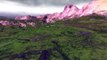 Fractal Terrain 4. Weather, water and distance field objects. HD