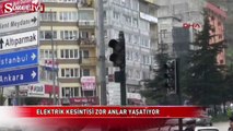 Elektrik kesintisi zor anlar yaşatıyor!