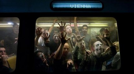 Attaque de zombie surprise dans le métro