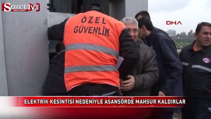 Descargar video: Vatandaşlar asansörde mahsur kaldı