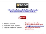 Global Auto Fastener & Clip Industry by Research on World Products