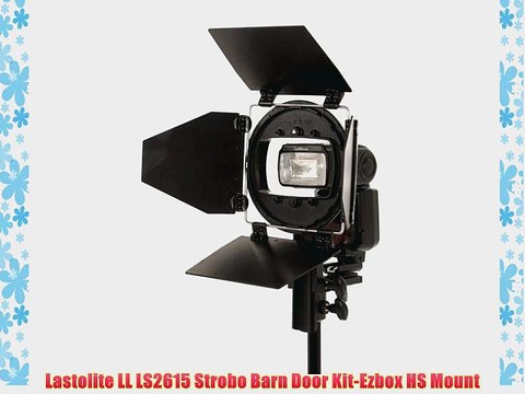 Lastolite LL LS2615 Strobo Barn Door Kit-Ezbox HS Mount