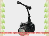 ePhoto 11-Inch Articulating Magic Arm Hotshoe LED Lights LCD Monitor DSLR Rig Adapter FT9713