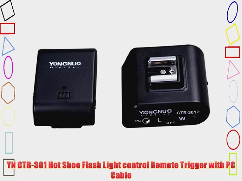 YN CTR-301 Hot Shoe Flash Light control Remote Trigger with PC Cable