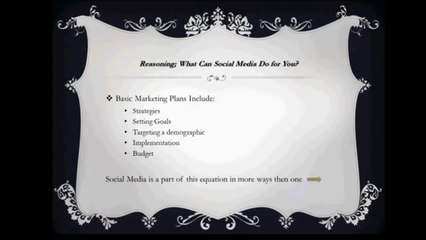 Social Media ROI - Reasoning What Social Media Can Do for You
