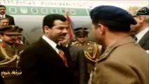 في لقاء نادر   الزعيم صدام حسين والفريق سعد الدين الشاذلي في القاهره 1972