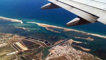 [HD] Ryanair - Amazing views - Algarve - Landing at Faro Airport