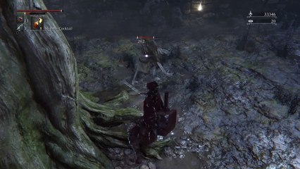 Ugly creature sucked out my brain Scared in Bloodborne Arcane Lake Rune