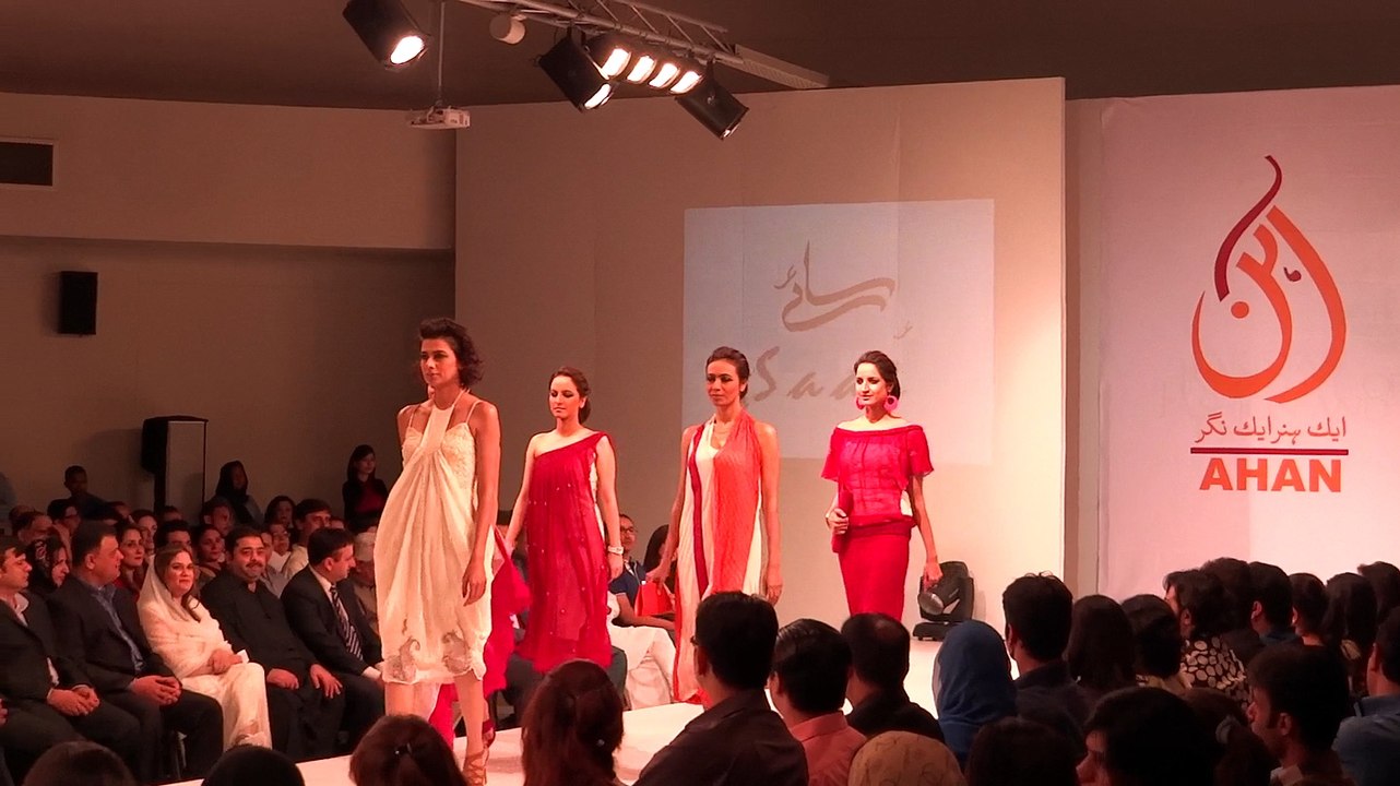 FASHION SHOW BY AHAN 28 SEPT 2012 PIFD LAHORE Pakistan