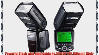 Neewer E-TLL Master/Slave Camera Flash for CANON ~Master Wireless Control~ *High Speed Sync*