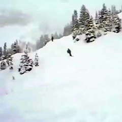 La pire réception du monde en ski