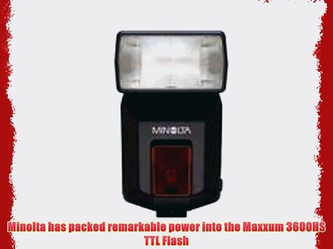 Konica Minolta Maxxum 3600HS TTL Shoe Mount Flash