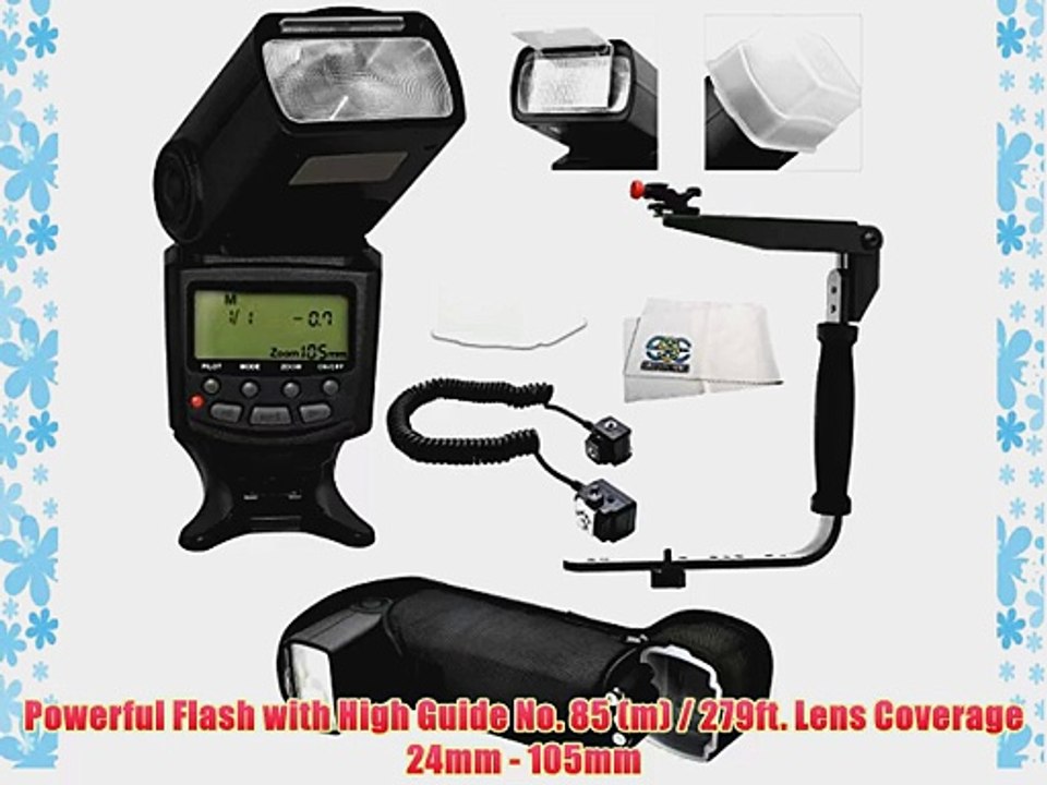 Best Value Professional i-TTL Auto-Focus Dedicated Flash for Nikon D3000 D3200 D3300 D5000