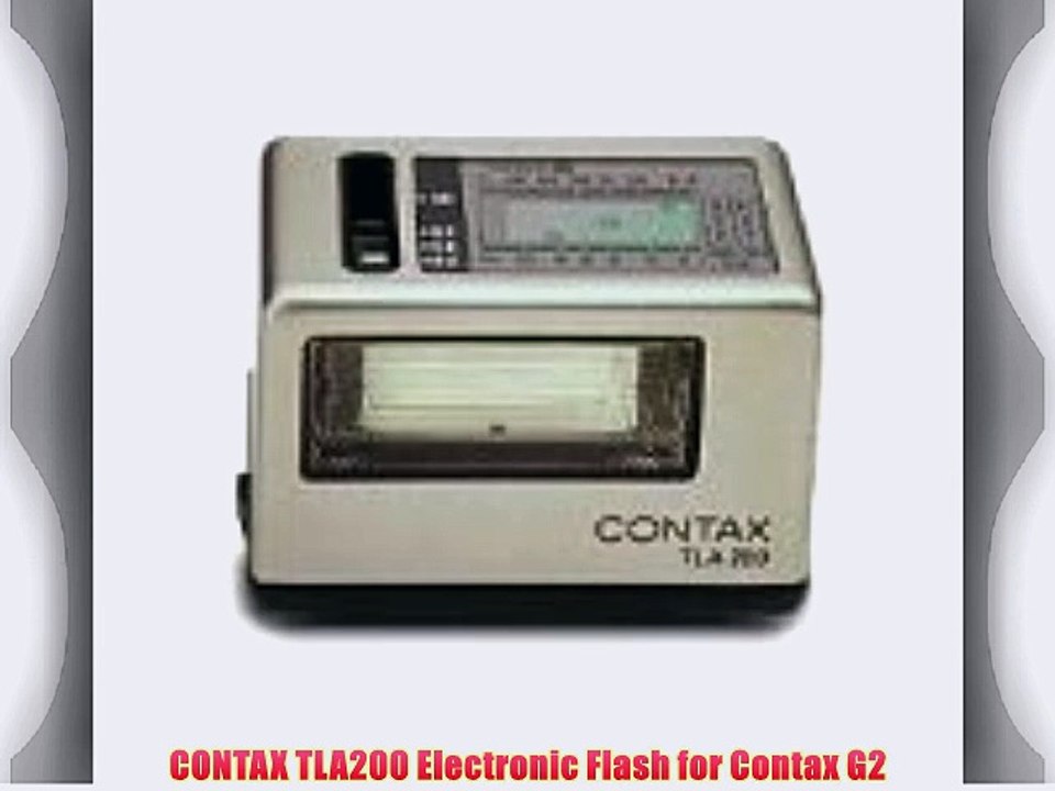 CONTAX TLA200 Electronic Flash for Contax G2