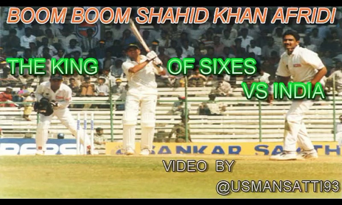 Afridi all sixes vs ind