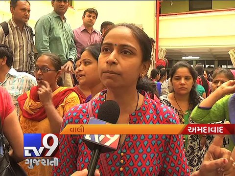 Ruckus in parents' meet after school proposes fee hike, Ahmedabad - Tv9 Gujarati
