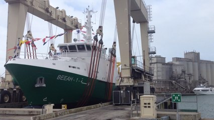 Mise à l'eau de BEEHA 1