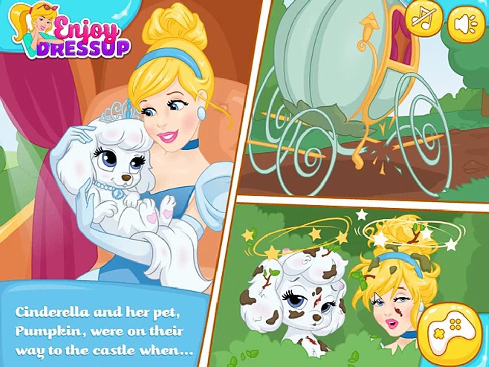 Princess Games - Cinderella Pumpkin Accident Doctor Game