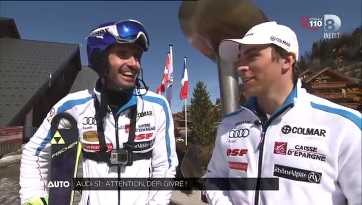 Défi givré de JB Grange et Jean-Fred Chapuis à Méribel - Audi S1