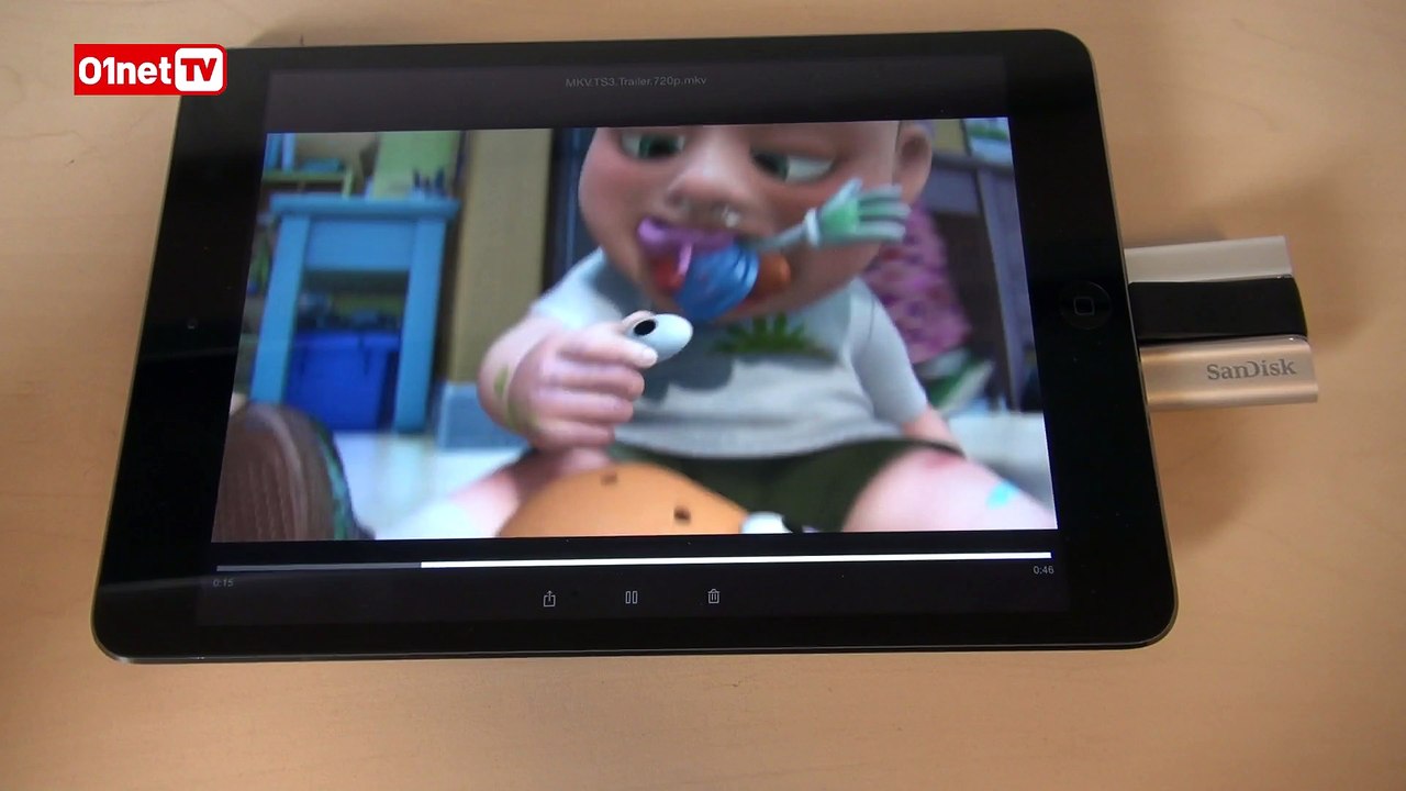 Test de la SanDisk iXpand : la clé USB pour iPad et iPhone - Vidéo  Dailymotion