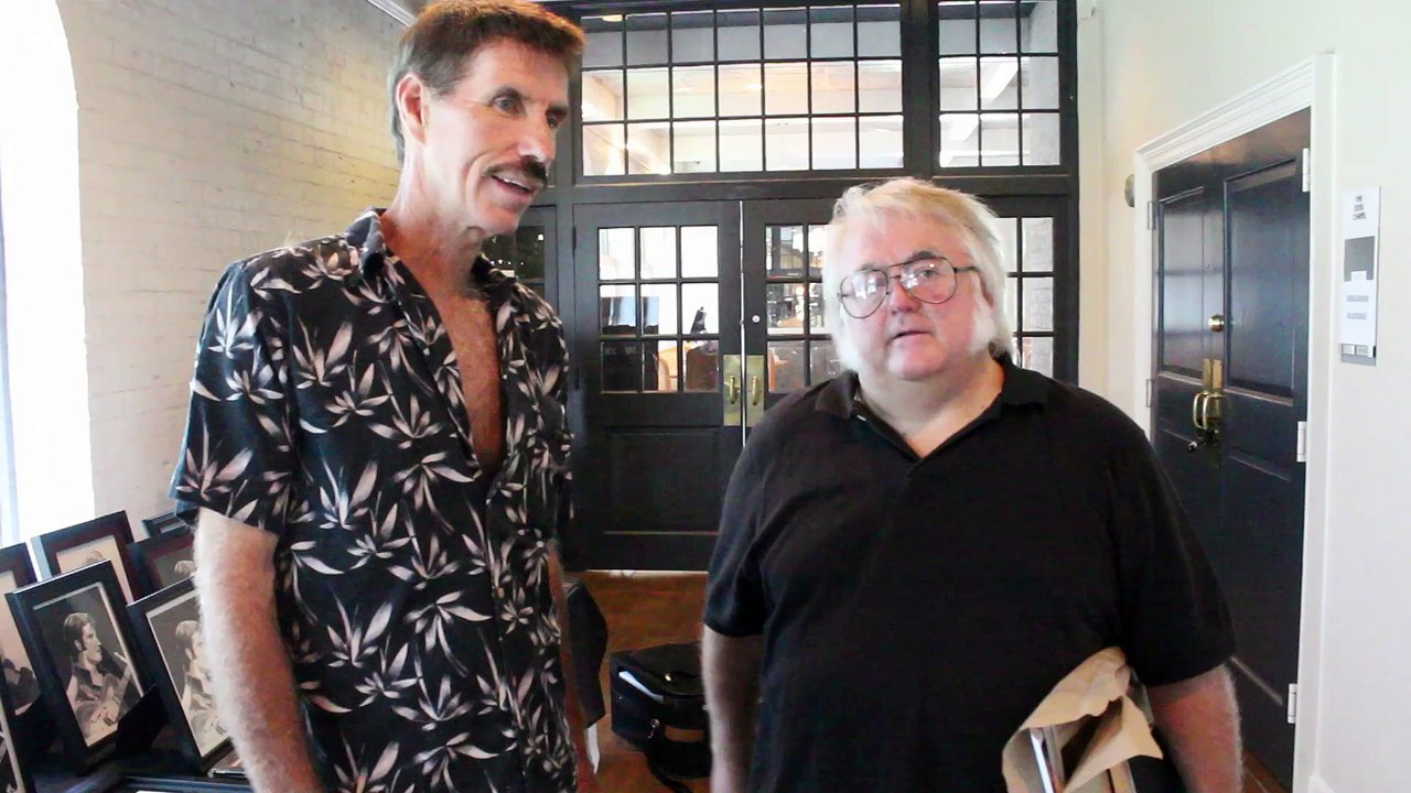 Joe McKowsky meeting Bryan Clark at an Elvis convention Elvis Week 2013