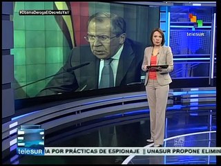 Serguei Lavrov: Acuerdo nuclear con Irán pasa por eliminar sanciones