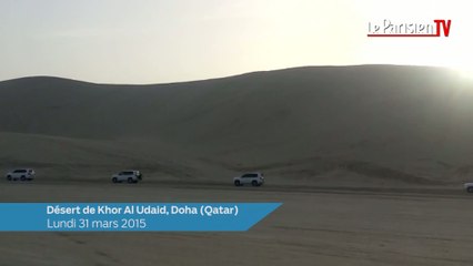 Les footballeuses du PSG à la découverte du désert du Qatar
