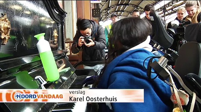 Piano terug in het Hoofdstation van Groningen - RTV Noord