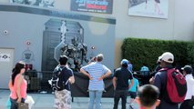 Talking  Megatron at Universal Studios Hollywood