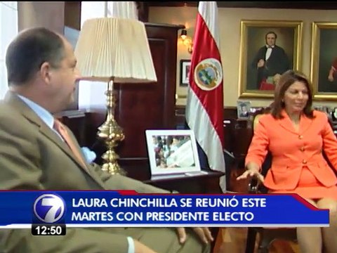 Chinchilla dio consejos a Solís sobre retos para gobernar