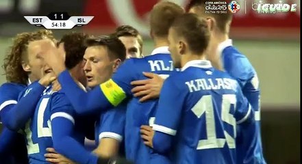 Vassiljev goal 1-1 |  Estonia vs Iceland  -  31/03/2015