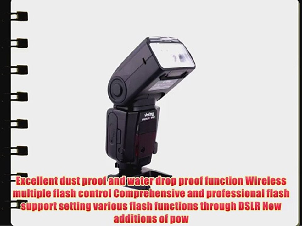 Voking Speedlite VK581N for Nikon DSLR Cameras with High Speed Sync
