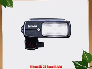 Nikon SB-27 SpeedLight