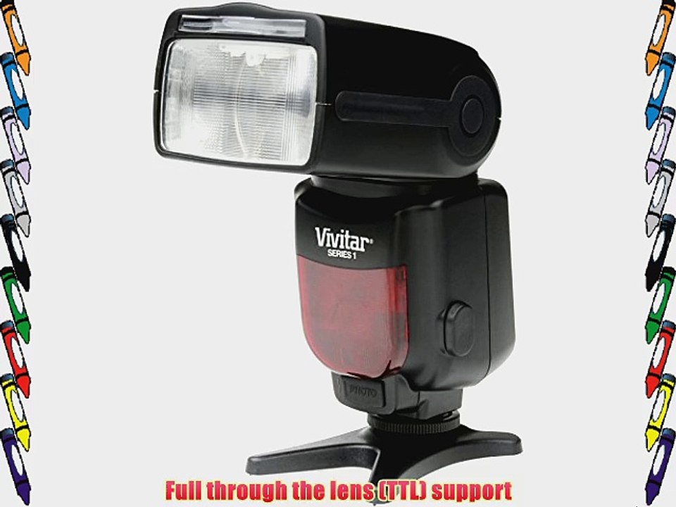 Vivitar Series 1 DF-683 Radio Wireless TTL Power Zoom Flash (for Nikon i-TTL)