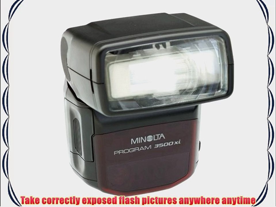 Minolta Maxxum 3500xi Flash with Case