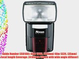 Nissin Di866 Speedlight for Nikon Digital SLR Cameras Guide number 198