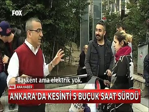 Ankara'da Elektrik kesintisi 5 buçuk saat sürdü Trafik ışıkları yanmadı, Caddeler kilitlendi