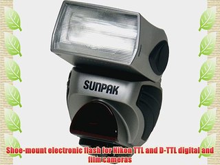 Sunpak PZ40X Power Zoom Digital Flash for all Nikon TTL and D-TTL Cameras